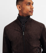 Blouson col teddy marron - IZAC