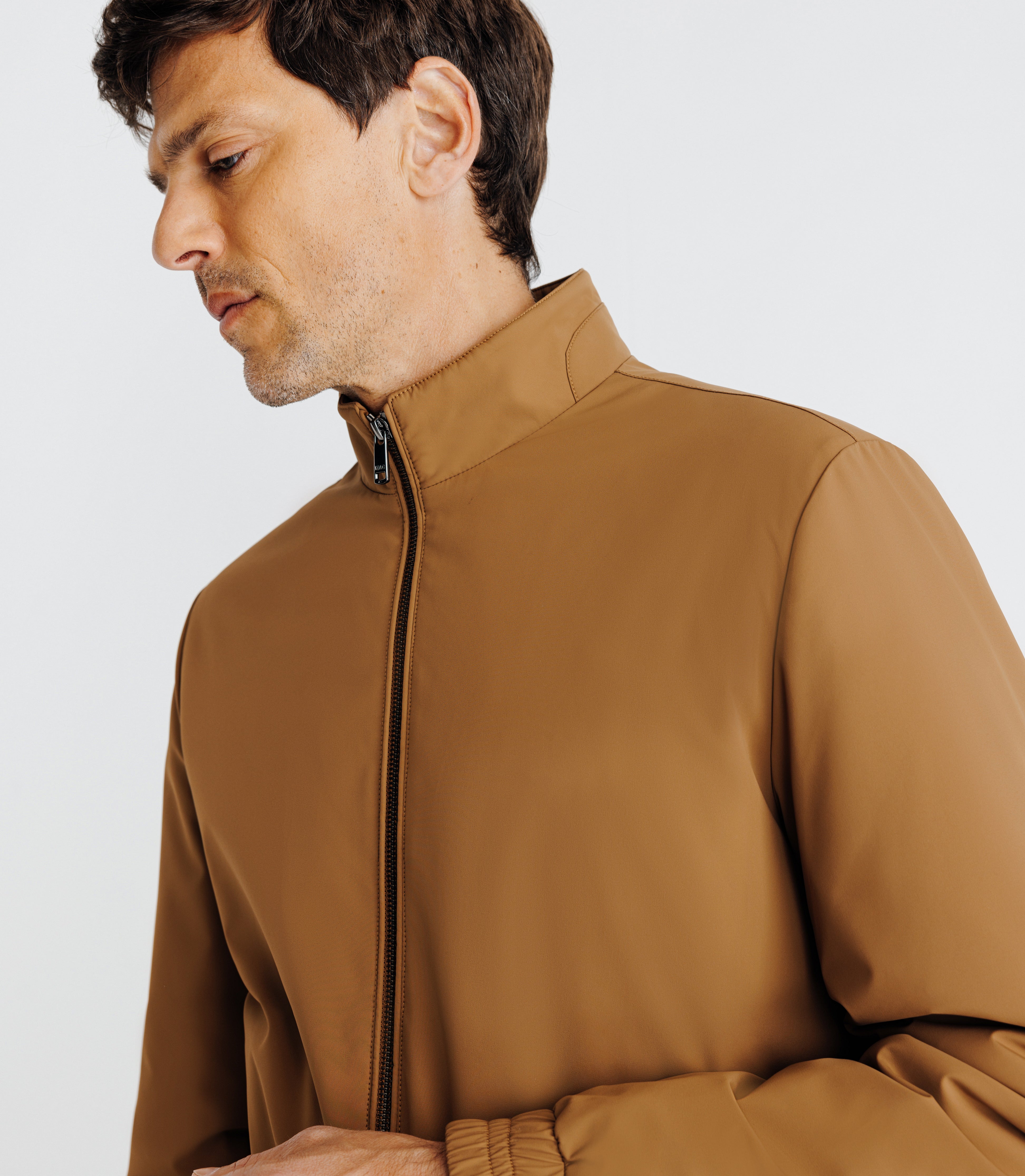 Blouson léger déperlant camel - IZAC