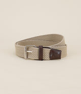 Ceinture tressée beige - IZAC