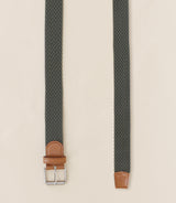 Khaki braided belt