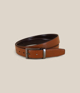 Ceinture à boucle marron et noire - IZAC