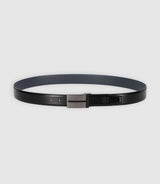 Ceinture réversible 35mm ajustable noir et anthracite CALY IZAC