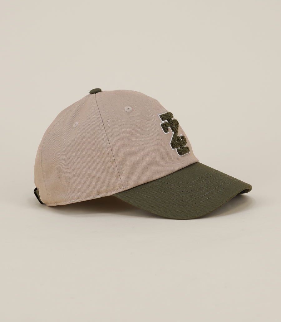 Casquette bi-ton beige