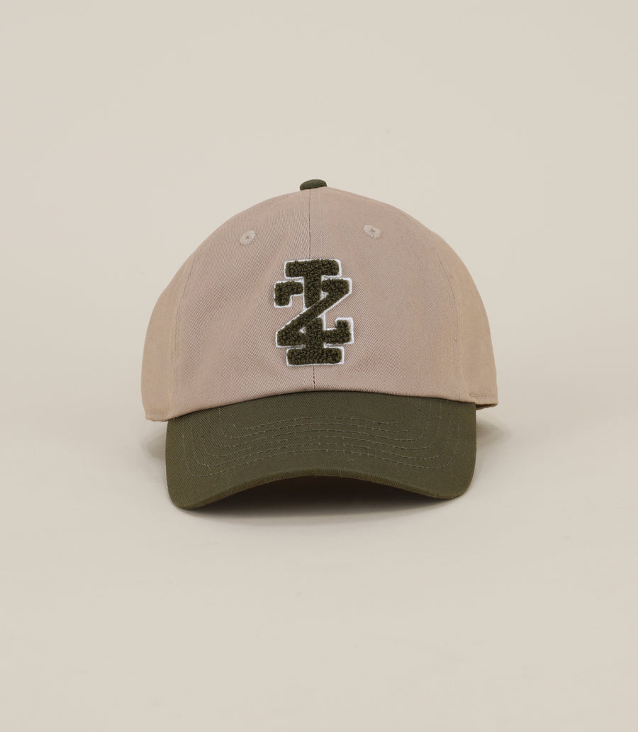 Casquette bi-ton beige