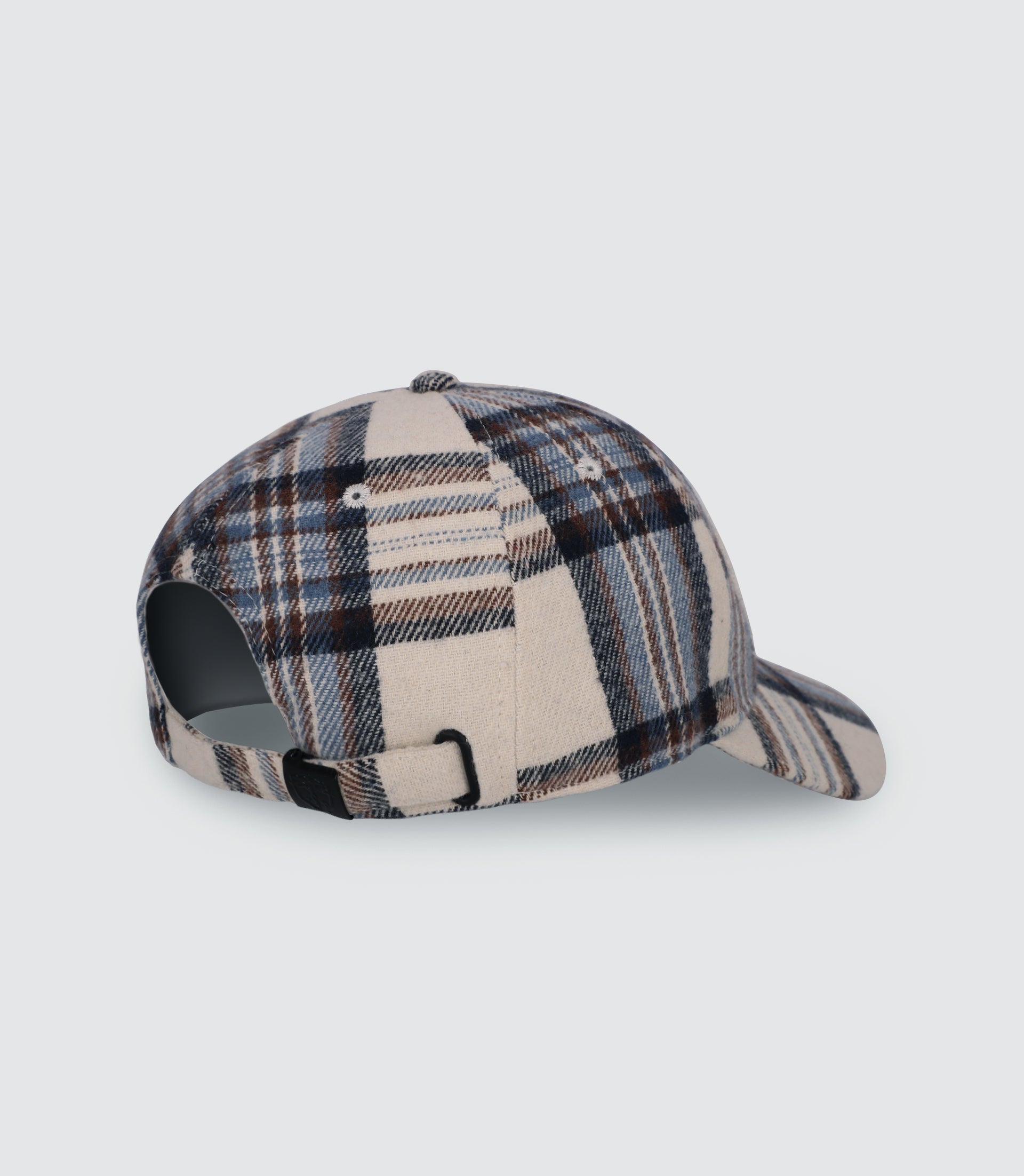 Crue checkered fabric cap