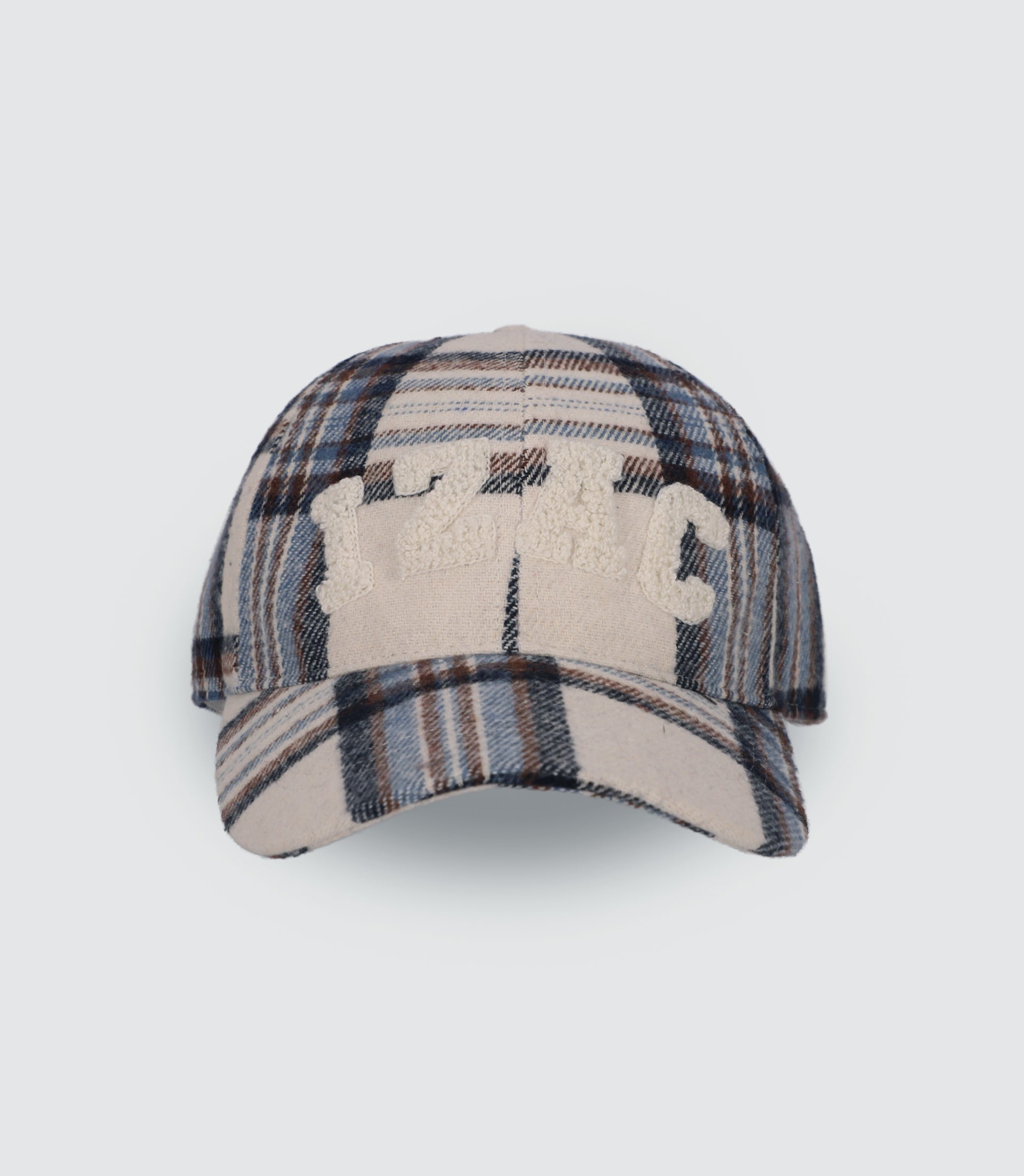 Crue checkered fabric cap