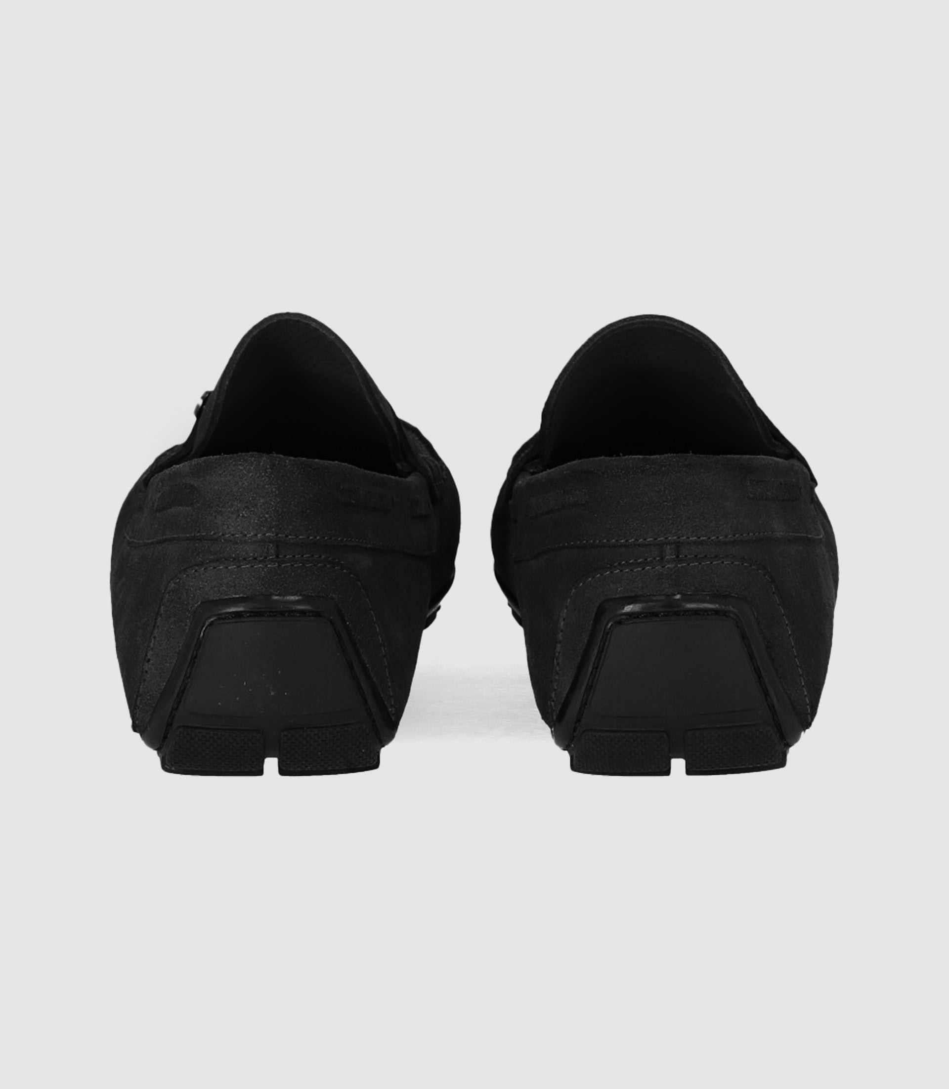 Mocassin en velours noir - IZAC