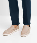 Mocassins en cuir beige - IZAC