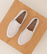 Ecru moccasin shoes