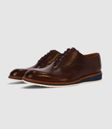 Brown derby shoes