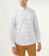 Chemise casual marine "Tendreout" - IZAC