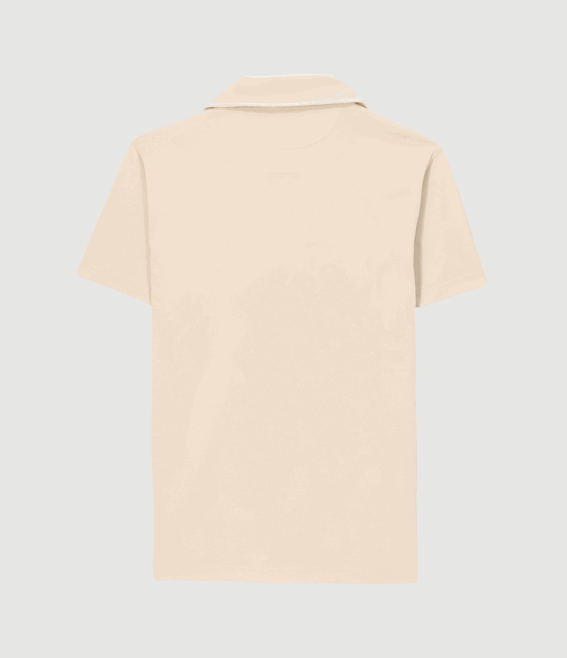 Chemise manches courtes en jersey beige KAMI2 - IZAC