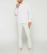 White and pink regular shirt KELLY