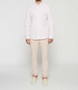 Chemise unie regular rose KENNETH - IZAC