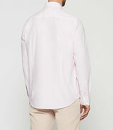 Chemise unie regular rose KENNETH - IZAC