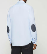 KEN light blue elbow patches shirt