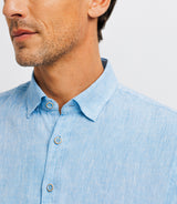 UNDIGO blue linen shirt