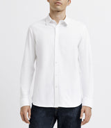 Chemise casual avec logo blanche - IZAC