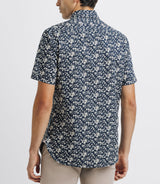 Chemise casual en coton marine - IZAC