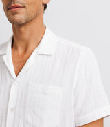 Chemise casual coupe fit blanche - IZAC