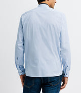 Mao blue casual shirt