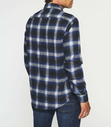 JEZY blue plaid casual shirt