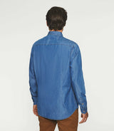 Chemise casual bleu denim JIA - IZAC