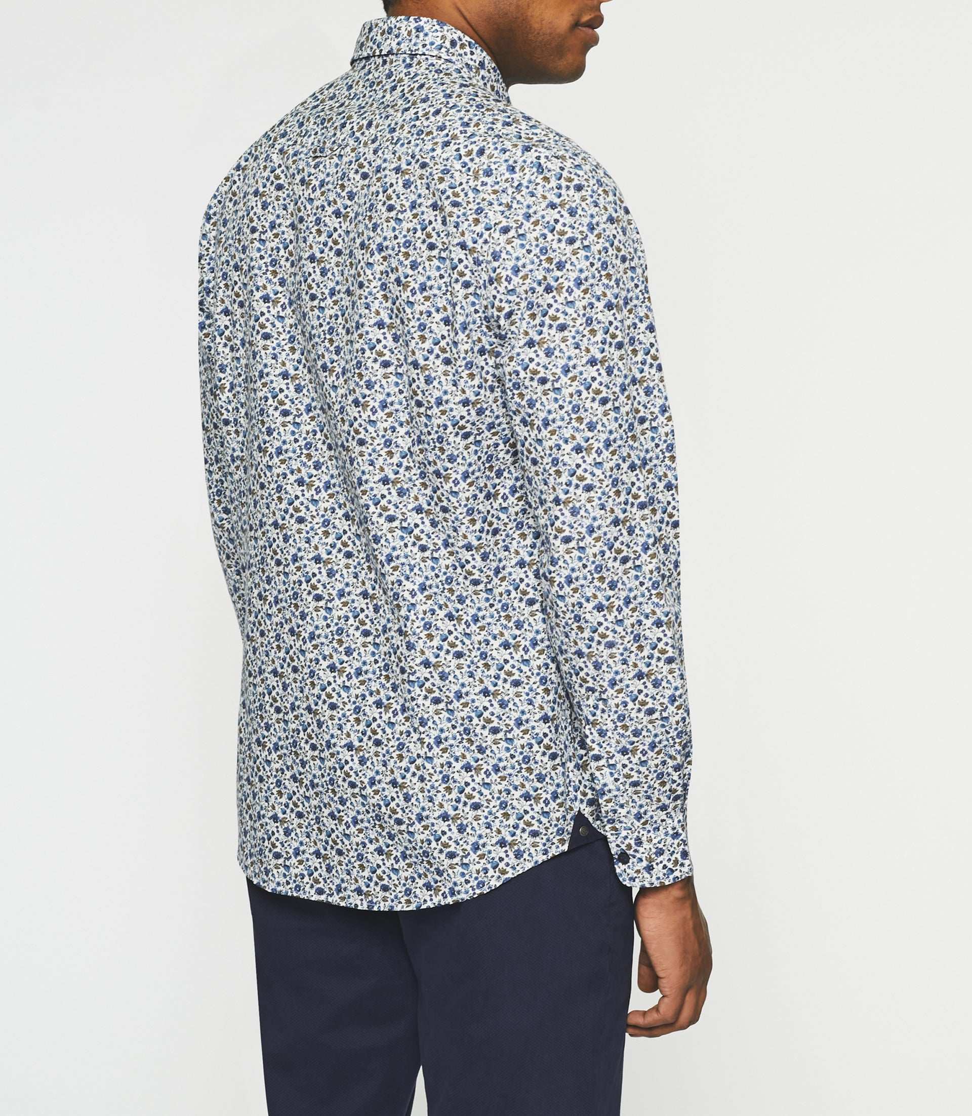 JOANI blue print shirt