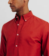 Chemise avec col boutonné orange - IZAC