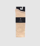 Pack de 2 chaussettes unies beige - IZAC