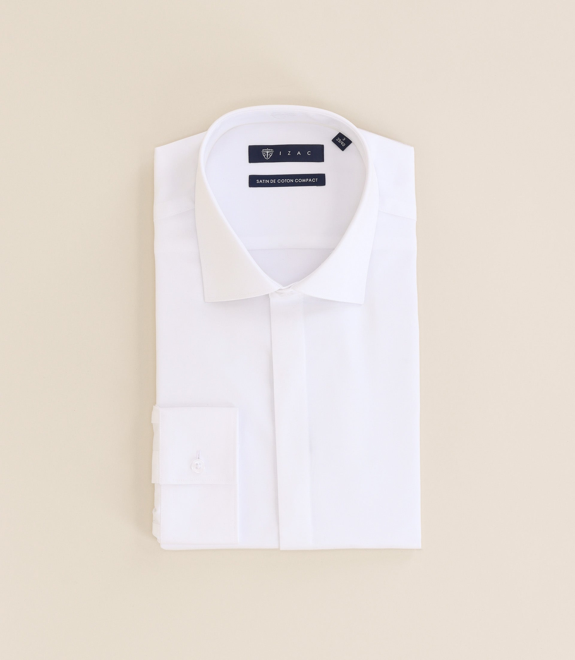 Chemise ville coton blanc - IZAC