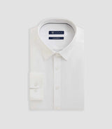 Chemise ville slim blanc MALTE - IZAC