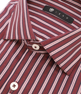 Bordeaux striped adjusted shirt