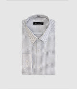 Chemise avec micro motifs blanche - IZAC