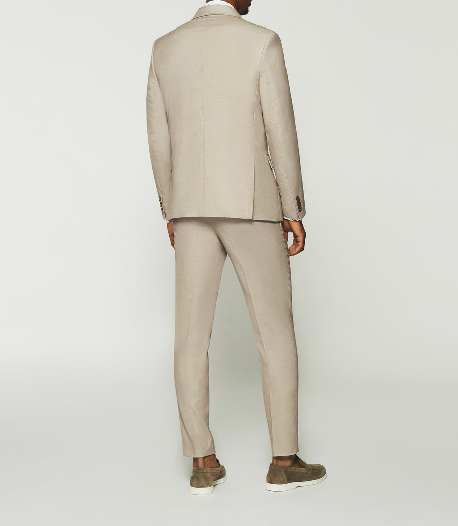 Beige 2-button suit FEELING