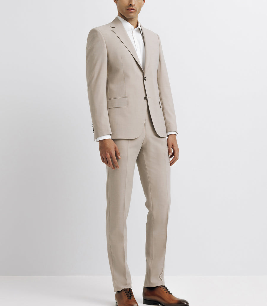 2-button BEIGE suit