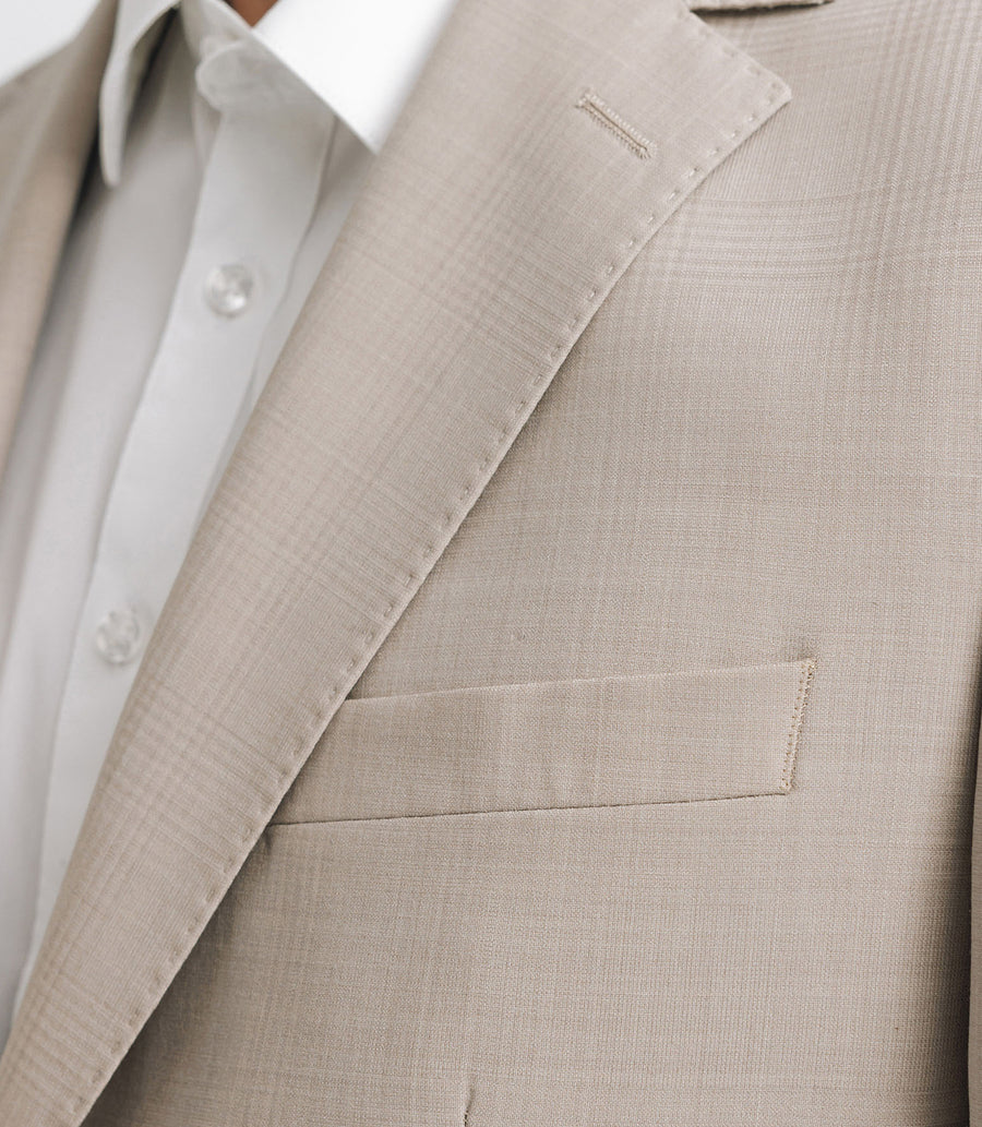 2-button BEIGE suit