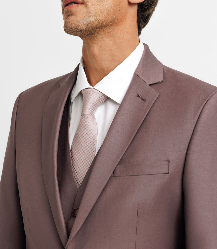 2-button suit in PARME-FONCE wool