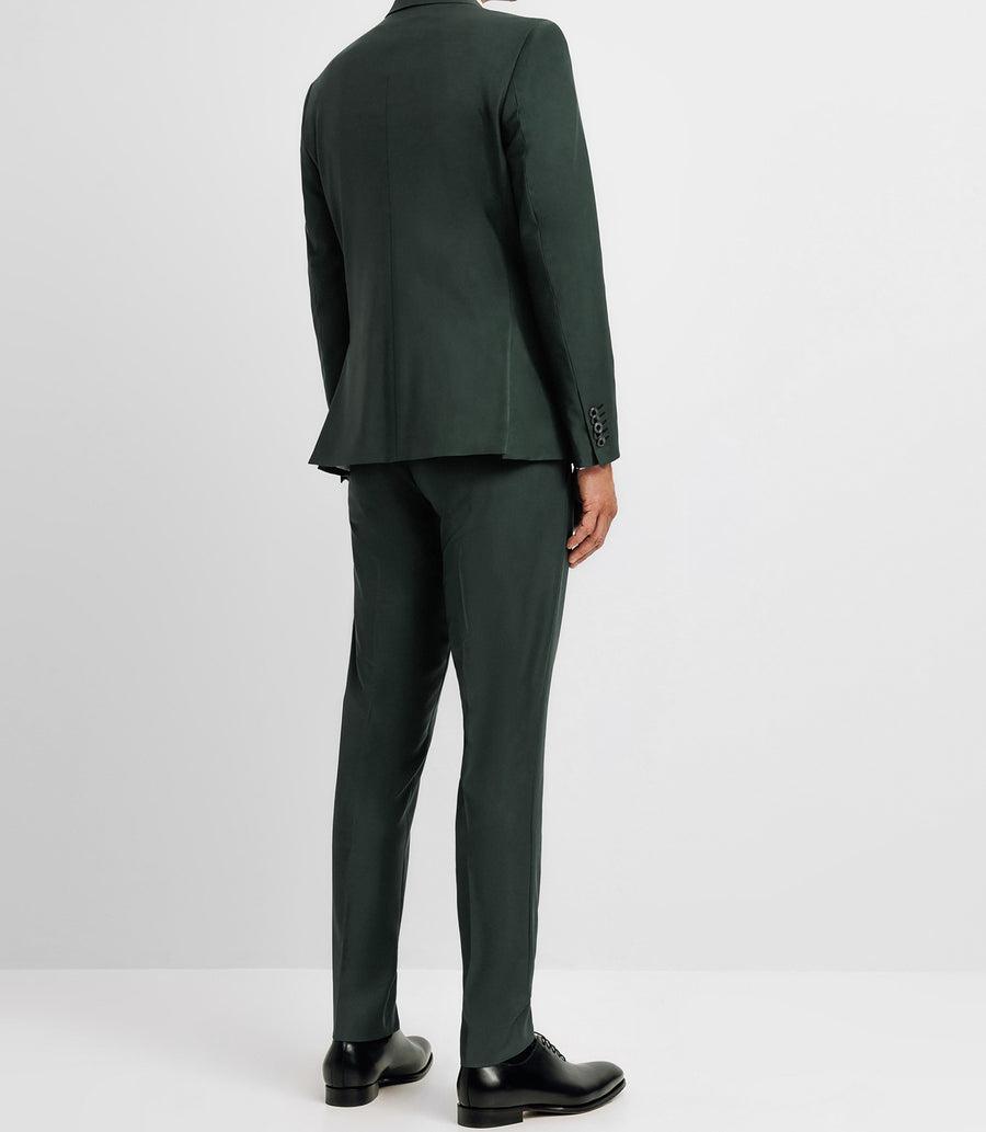 2-button suit GREEN wool