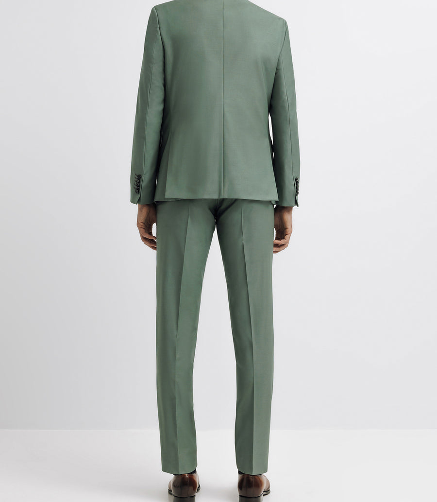 2-button wool suit LIGHT-GREEN