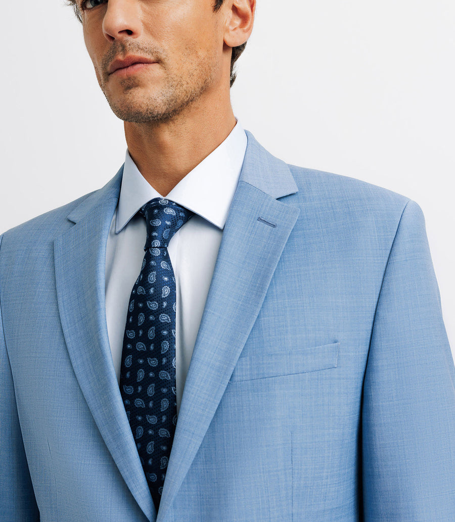 2-button suit BLUE-CIEL