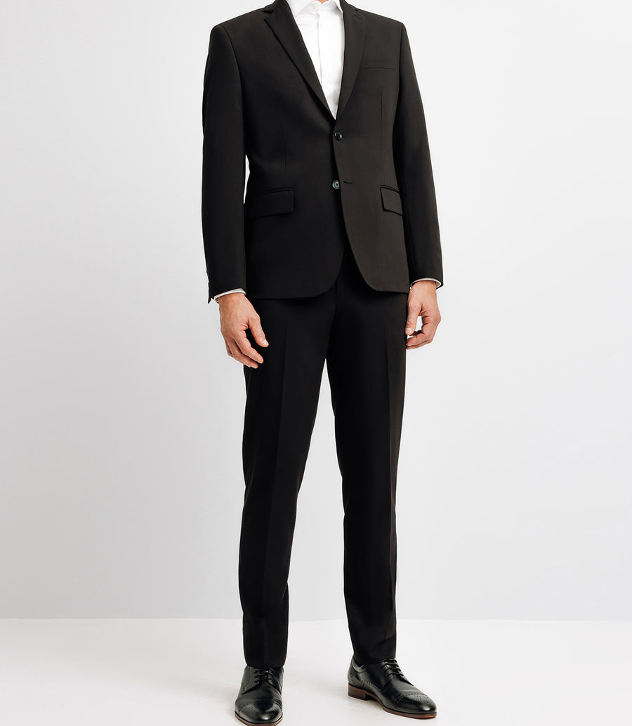 2-button suit BLACK