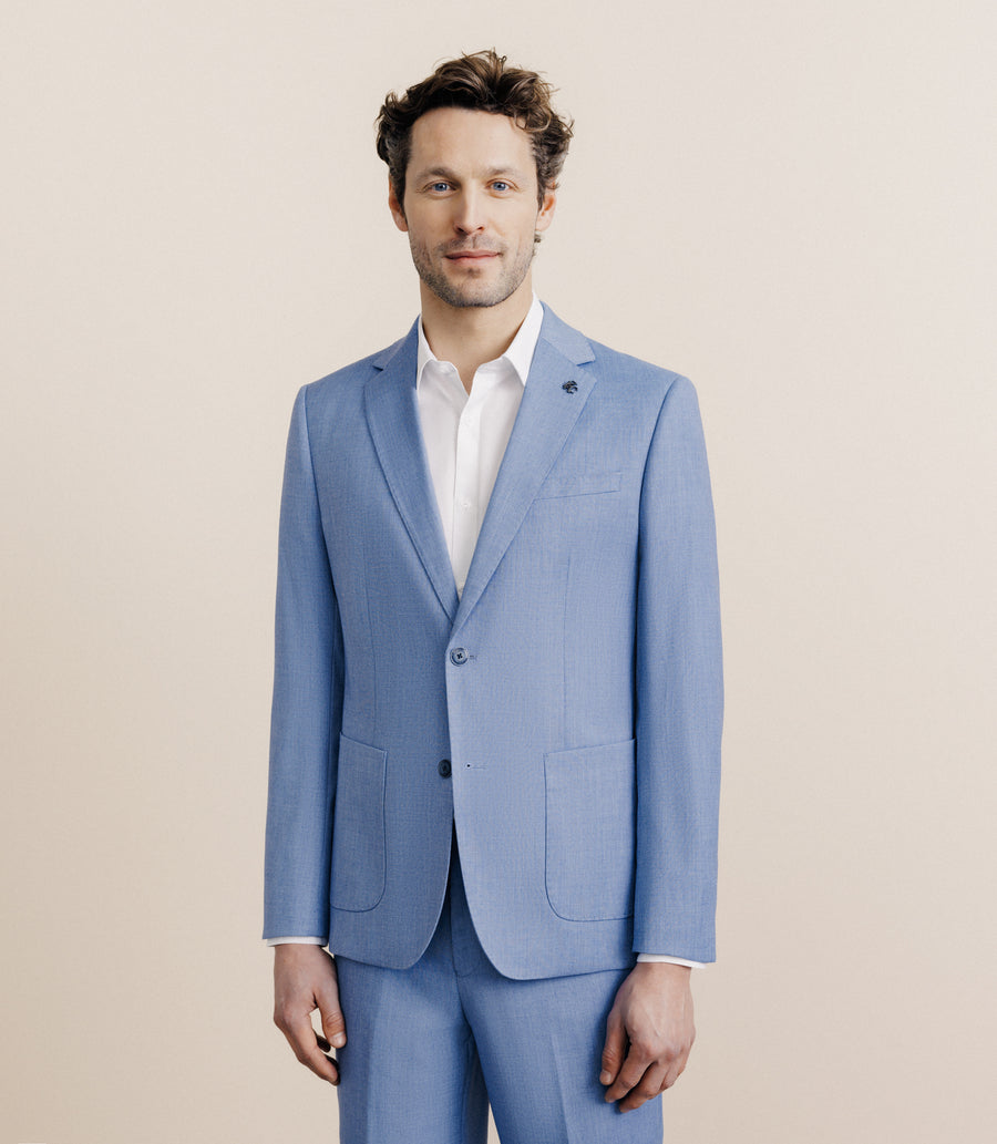 2-button suit sky blue blue c