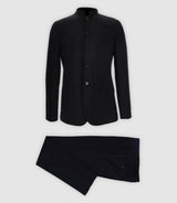 Black Mao collar suit