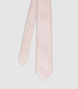 Harm beige micro -patterns silk tie