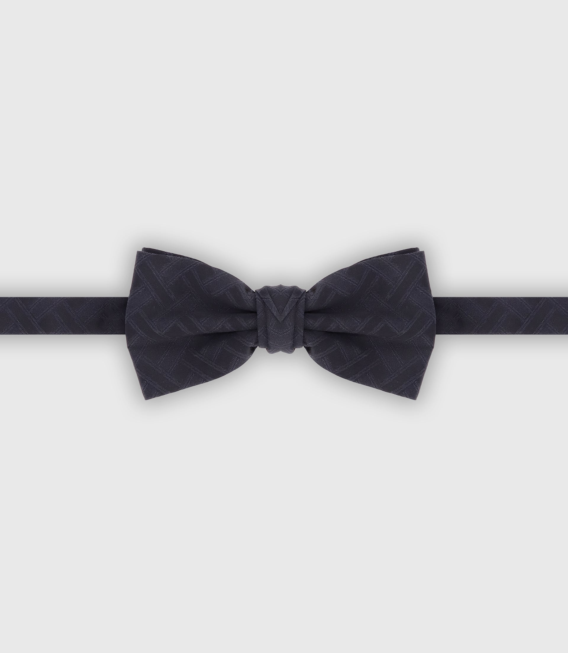 Marine Patter Patter Patterned bow tie