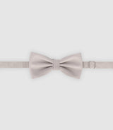 Gray fabric bow tie