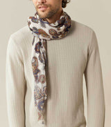 Yeraz" beige scarf