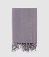 Gray plain scarf