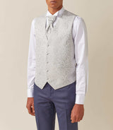 Loic" grey formal suit vest